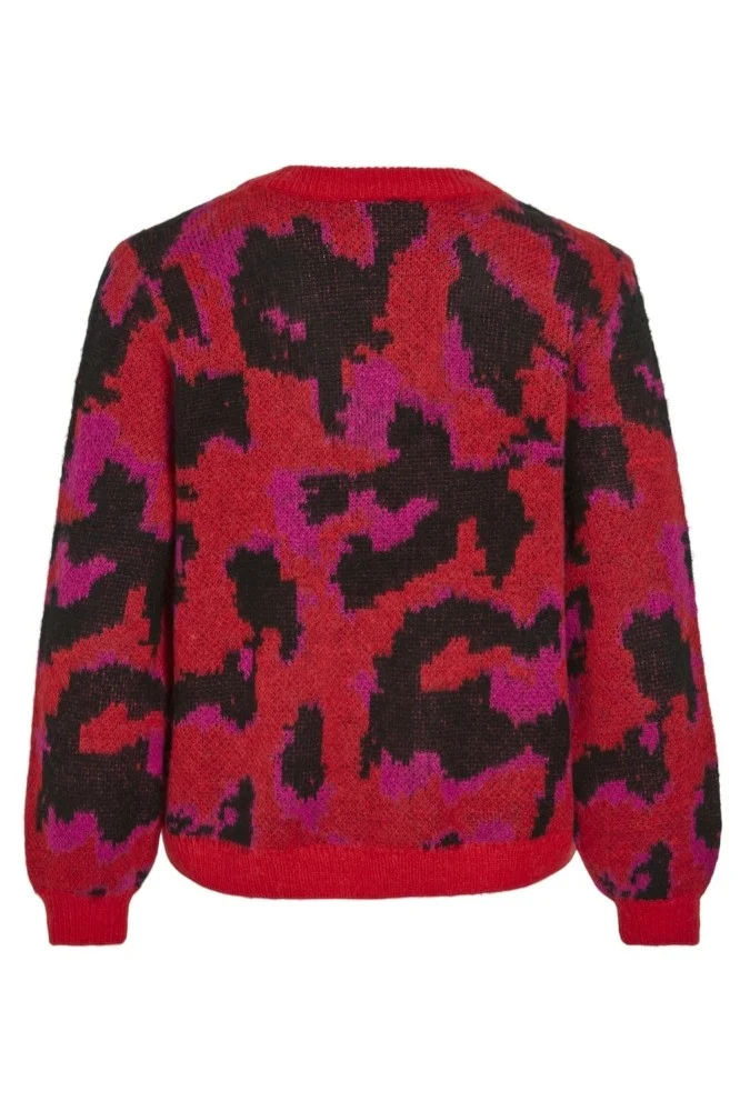 VILA - VICENTA V-NECK L/S JACQUARD... VILA - VICENTA V-NECK L/S JACQUARD...