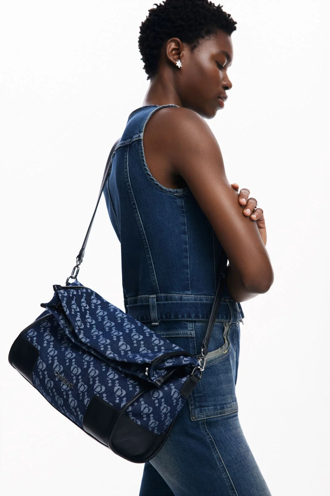 DESIGUAL LOGO HANDBAG DESIGUAL LOGO HANDBAG