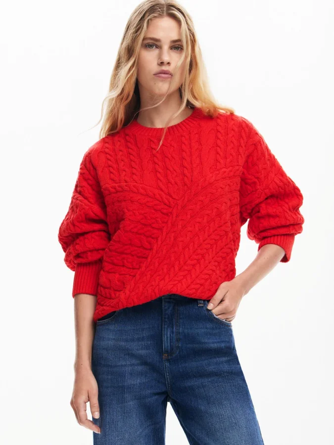 DESIGUAL - TEXTURED KNIT...