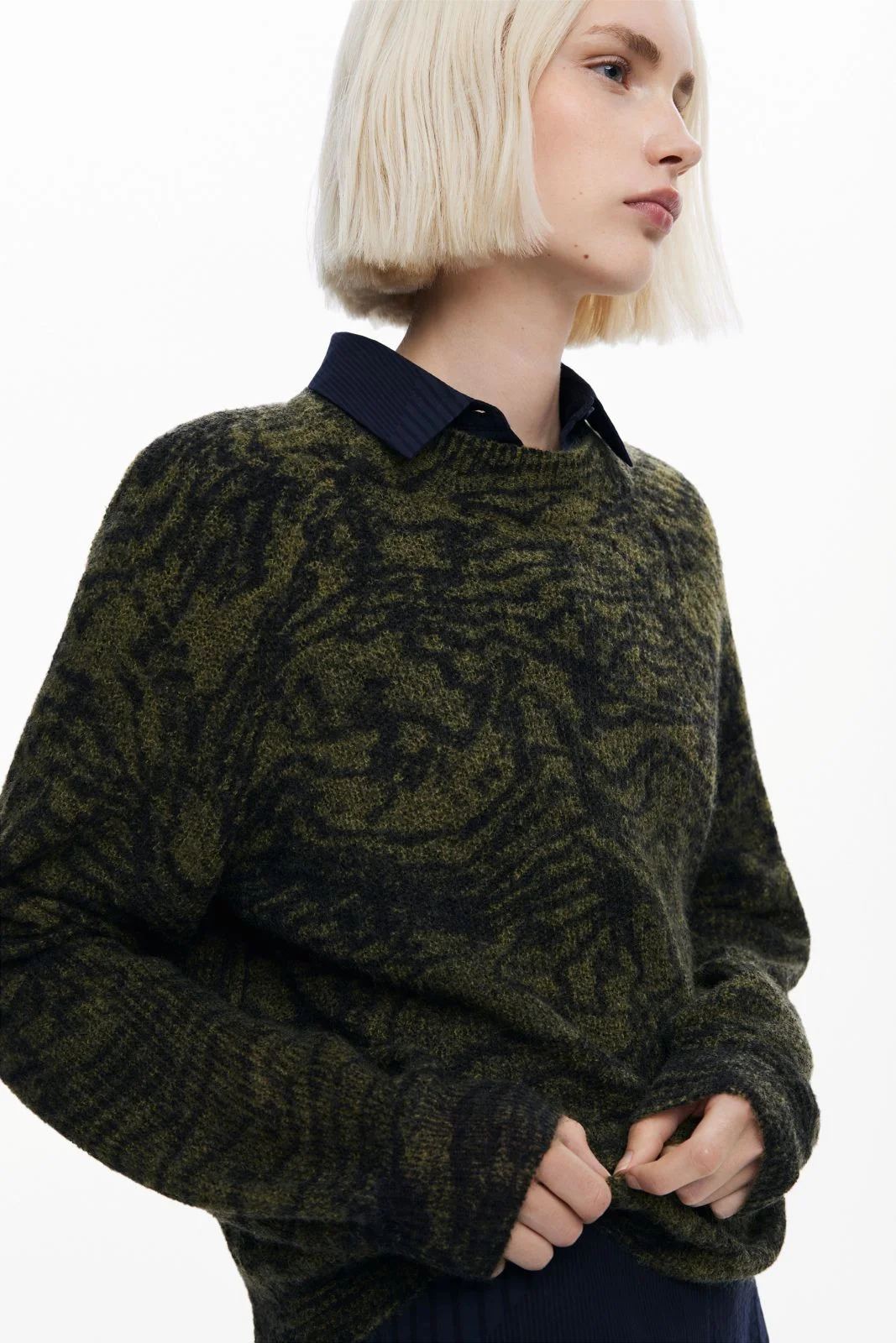 DESIGUAL - ARTY PRINT SWEATER DESIGUAL - ARTY PRINT SWEATER