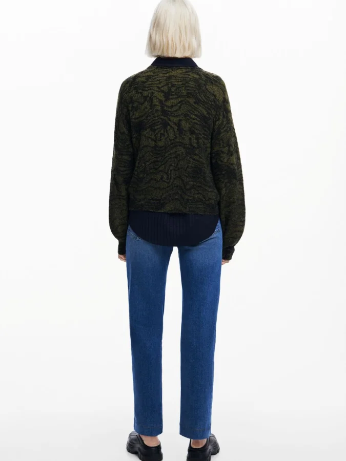 DESIGUAL - ARTY PRINT SWEATER 2