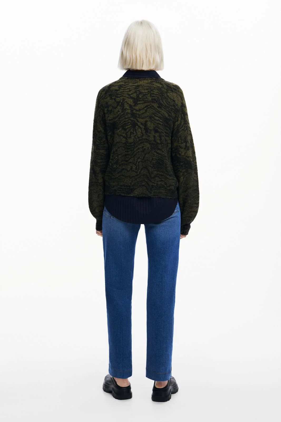 DESIGUAL - ARTY PRINT SWEATER DESIGUAL - ARTY PRINT SWEATER