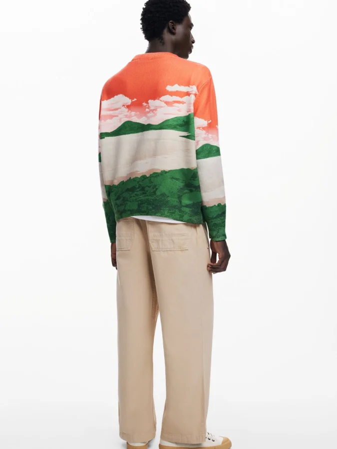 DESIGUAL - LANDSCAPE SWEATER 2