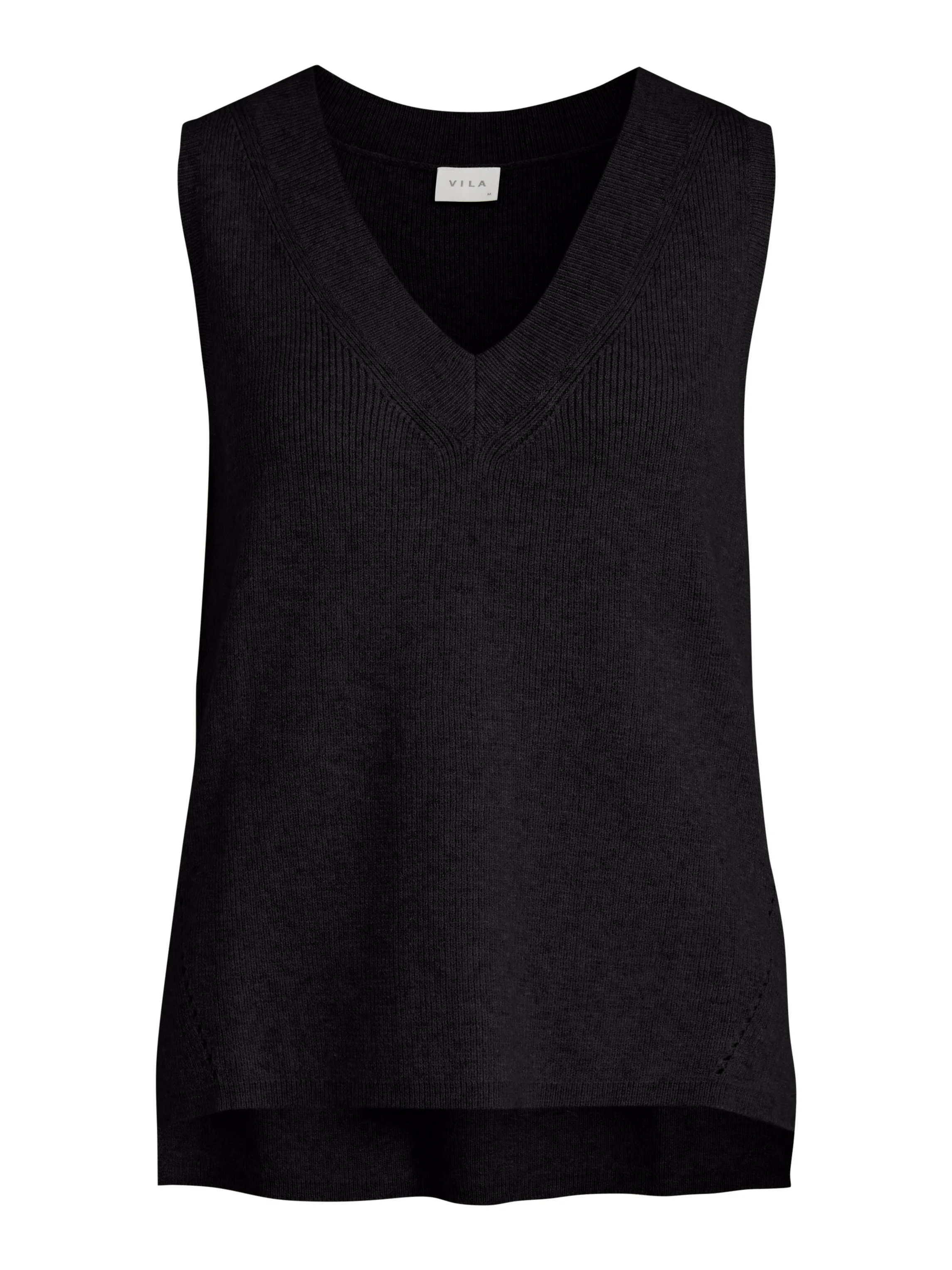 VILA - VIRIL KNIT RIB V-NECK S/L VEST... VILA - VIRIL KNIT RIB V-NECK S/L VEST...