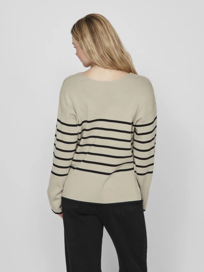 VILA - VIOSTRIA V-NECK L/S... 2