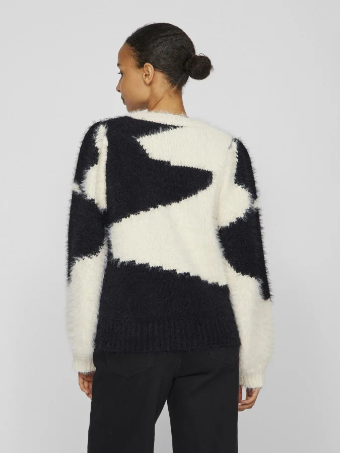 VILA - VIKUNNUO O-NECK LS... 2