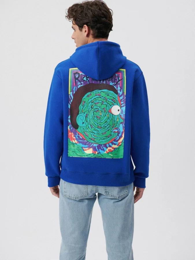Mavi - RICK AND MORTY HOODIE 2