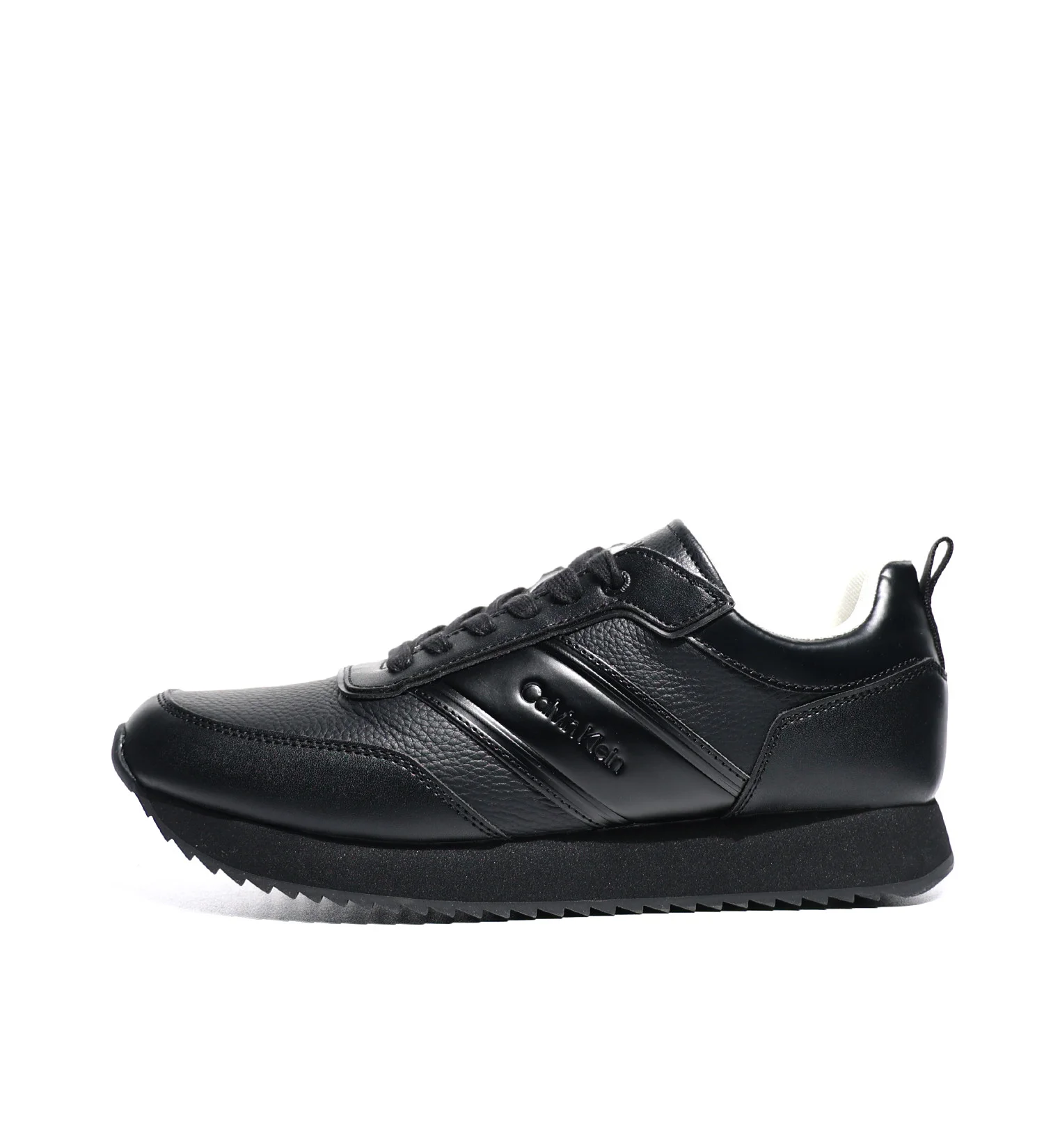 CALVIN KLEIN - LOW TOP LACE UP LOGO LTH CALVIN KLEIN - LOW TOP LACE UP LOGO LTH