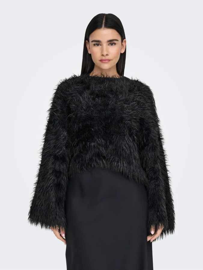 ONLY - ONLFIONA LS O-NECK KNT