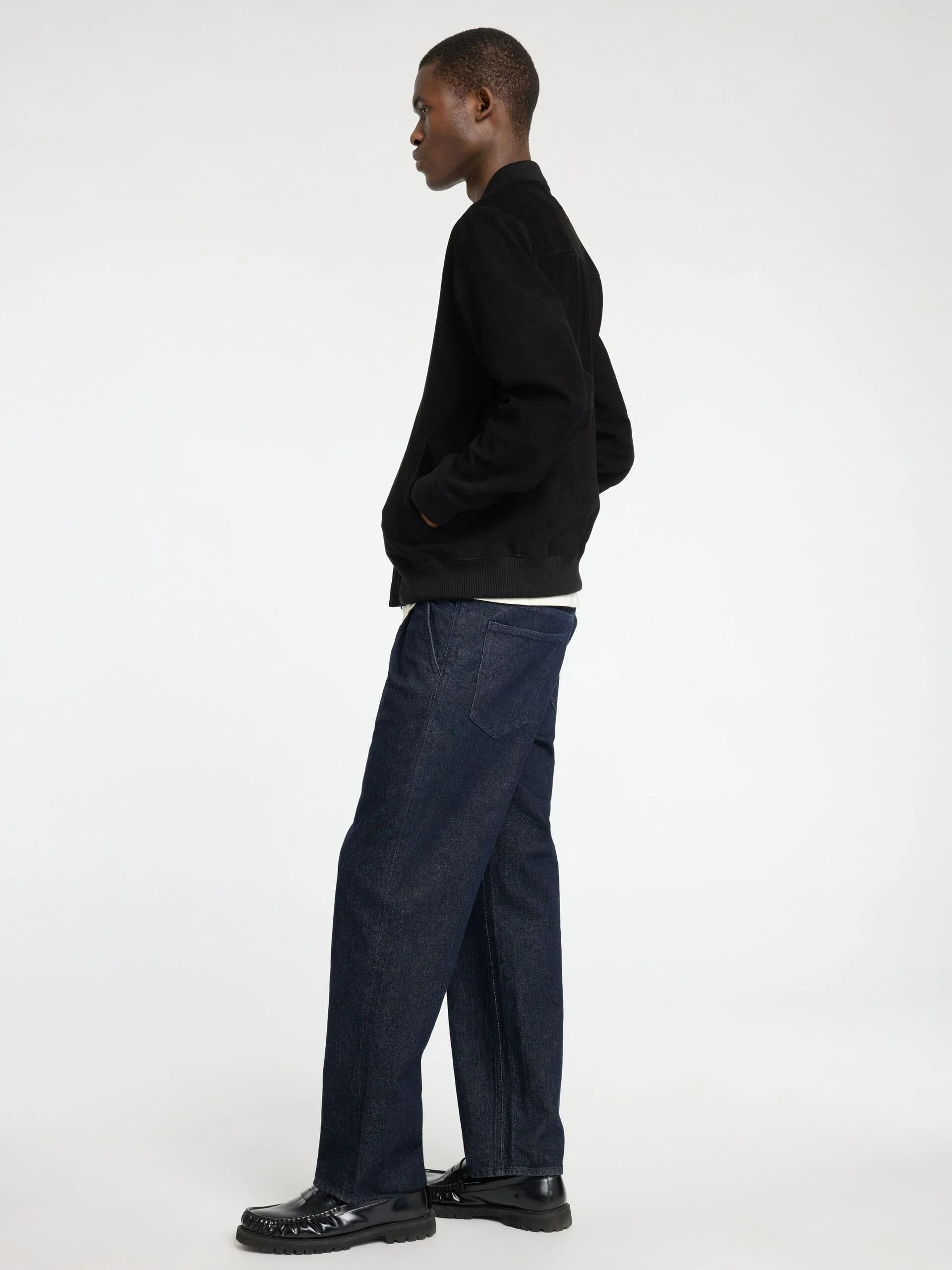 SELECTED MEN - SLHDANIEL SUEDE BOMBER SELECTED MEN - SLHDANIEL SUEDE BOMBER