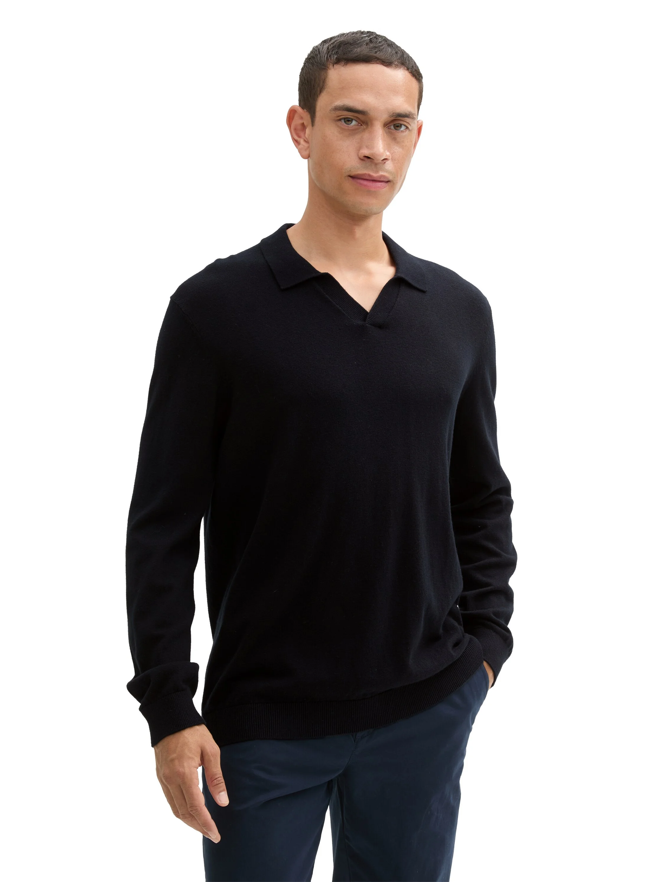 Tom Tailor - Cotton Cashmere Knit Polo Tom Tailor - Cotton Cashmere Knit Polo