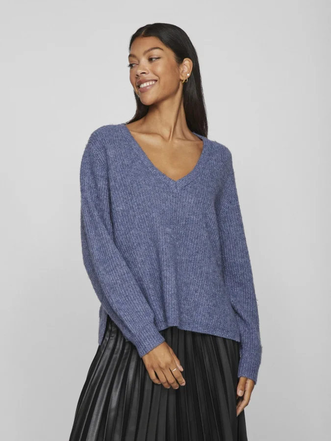VILA - VIBELUNA V-NECK REV...