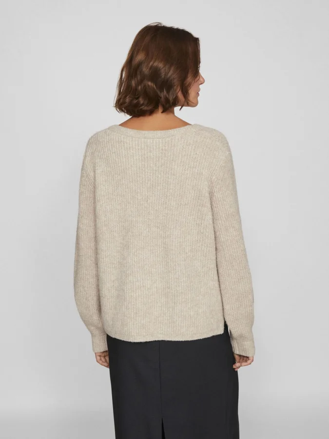 VILA - VIBELUNA V-NECK REV... 2