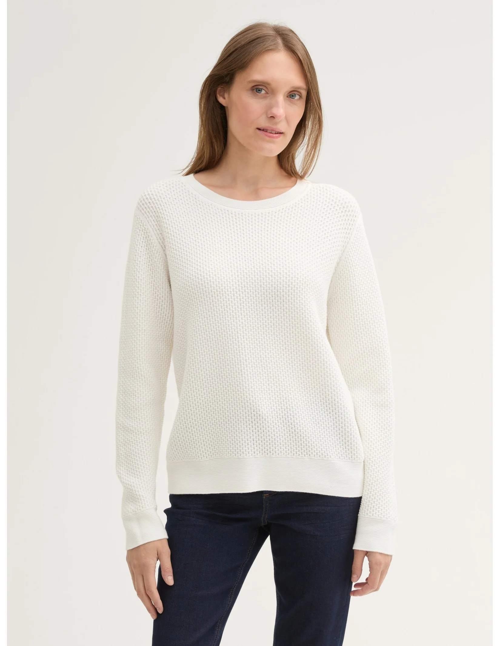 Tom Tailor - Knit Structured Crew-Neck Tom Tailor - Knit Structured Crew-Neck