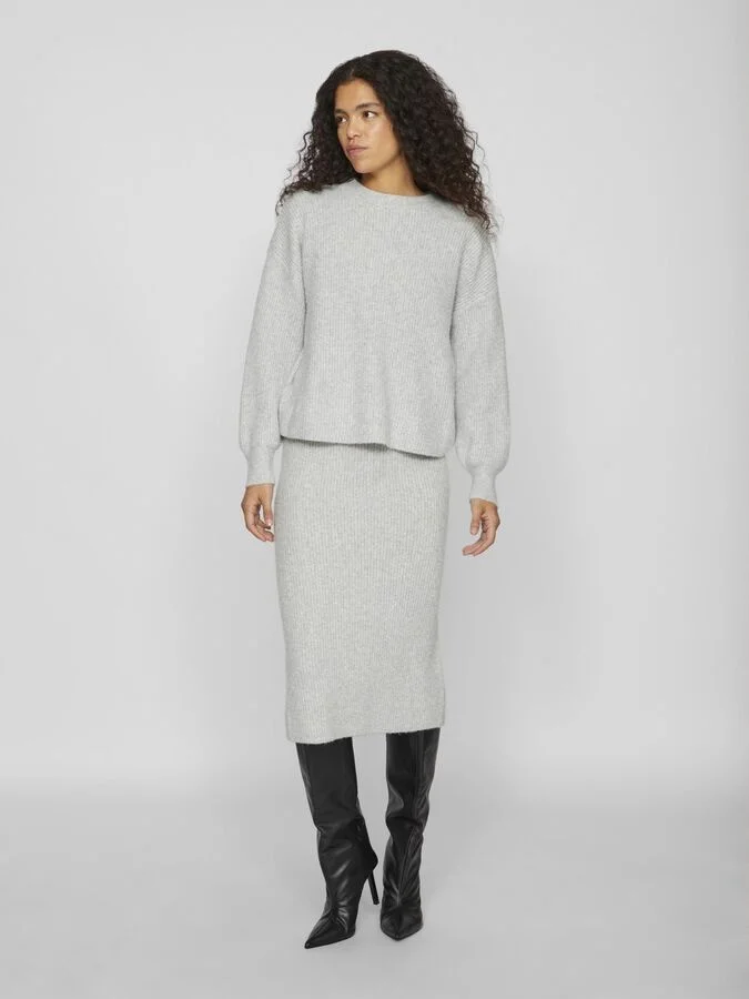 VILA - VIKACHEL O-NECK L/S... 2