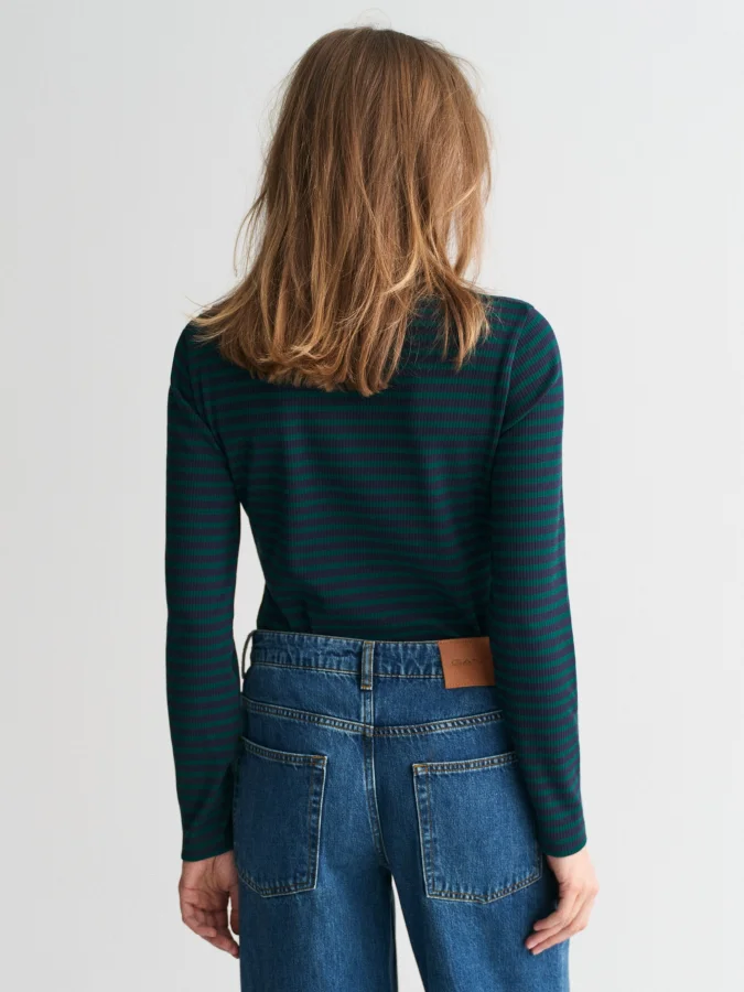 Gant - SLIM STRIPED RIB... 2