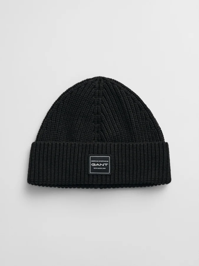 Gant - COTTON RIBBED BEANIE