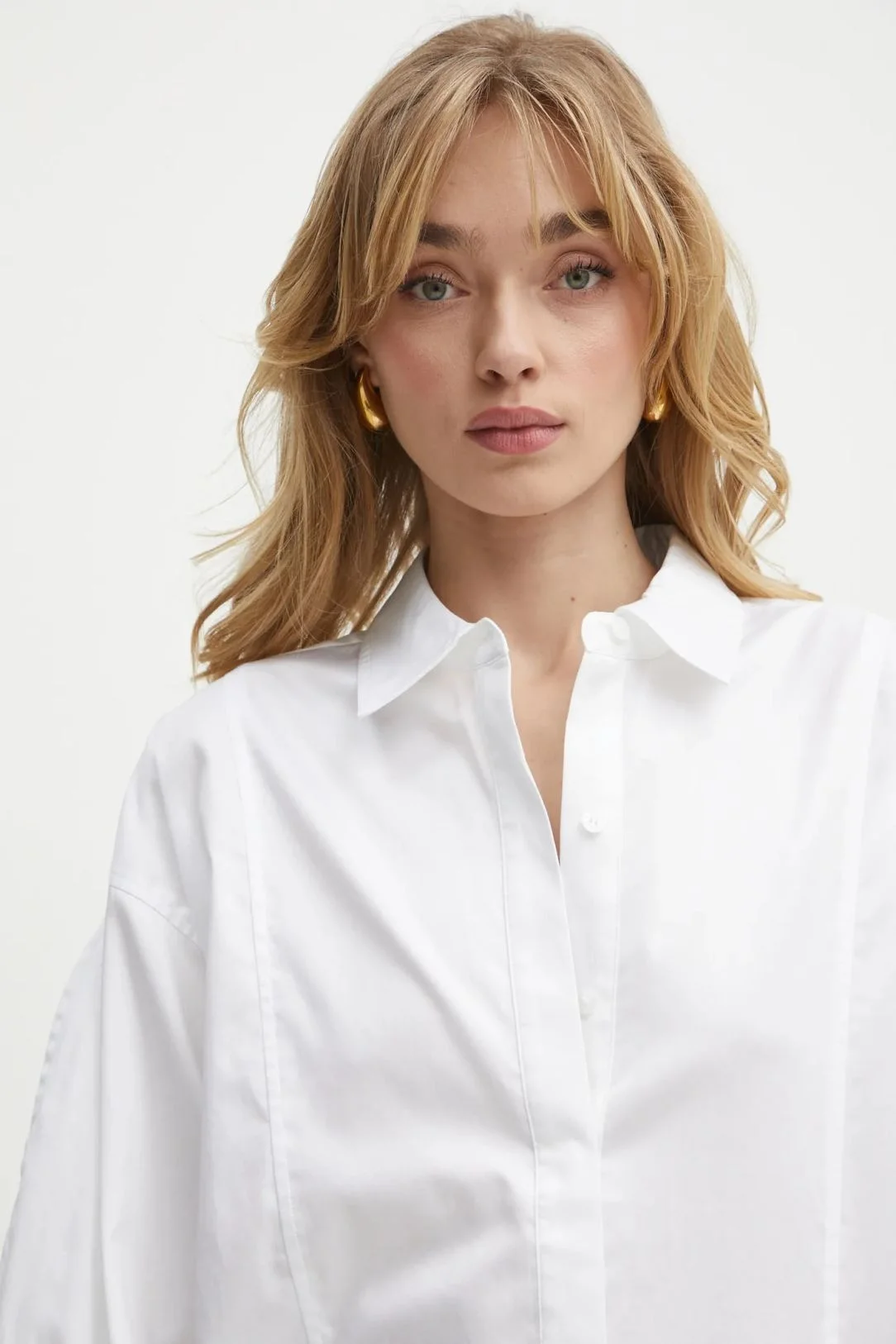GUESS - LS AMA POPLIN TOP GUESS - LS AMA POPLIN TOP