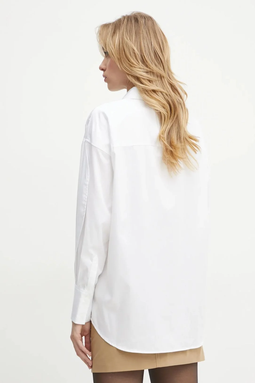 GUESS - LS AMA POPLIN TOP GUESS - LS AMA POPLIN TOP