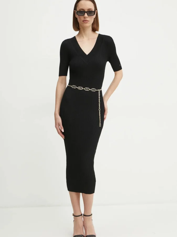 GUESS - KATELYN LS VN DRESS...