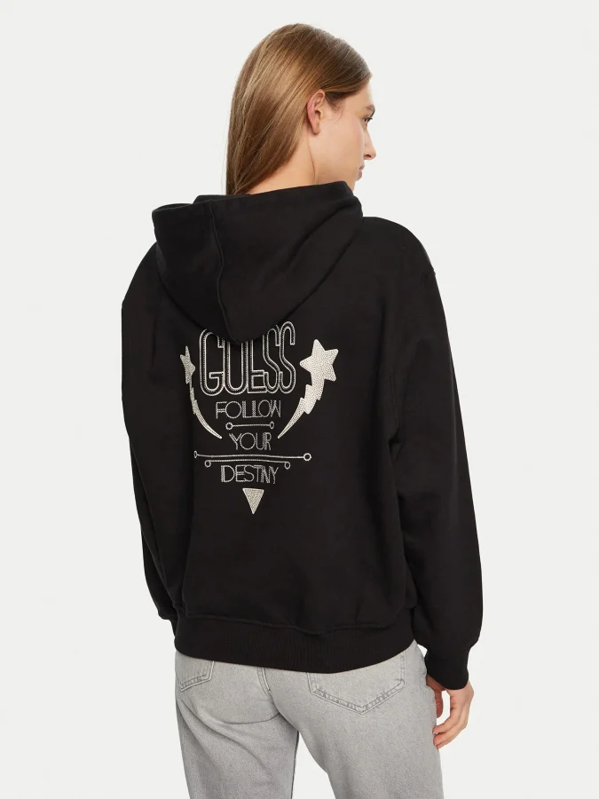 GUESS - HOODIE SHINY CORD... 2