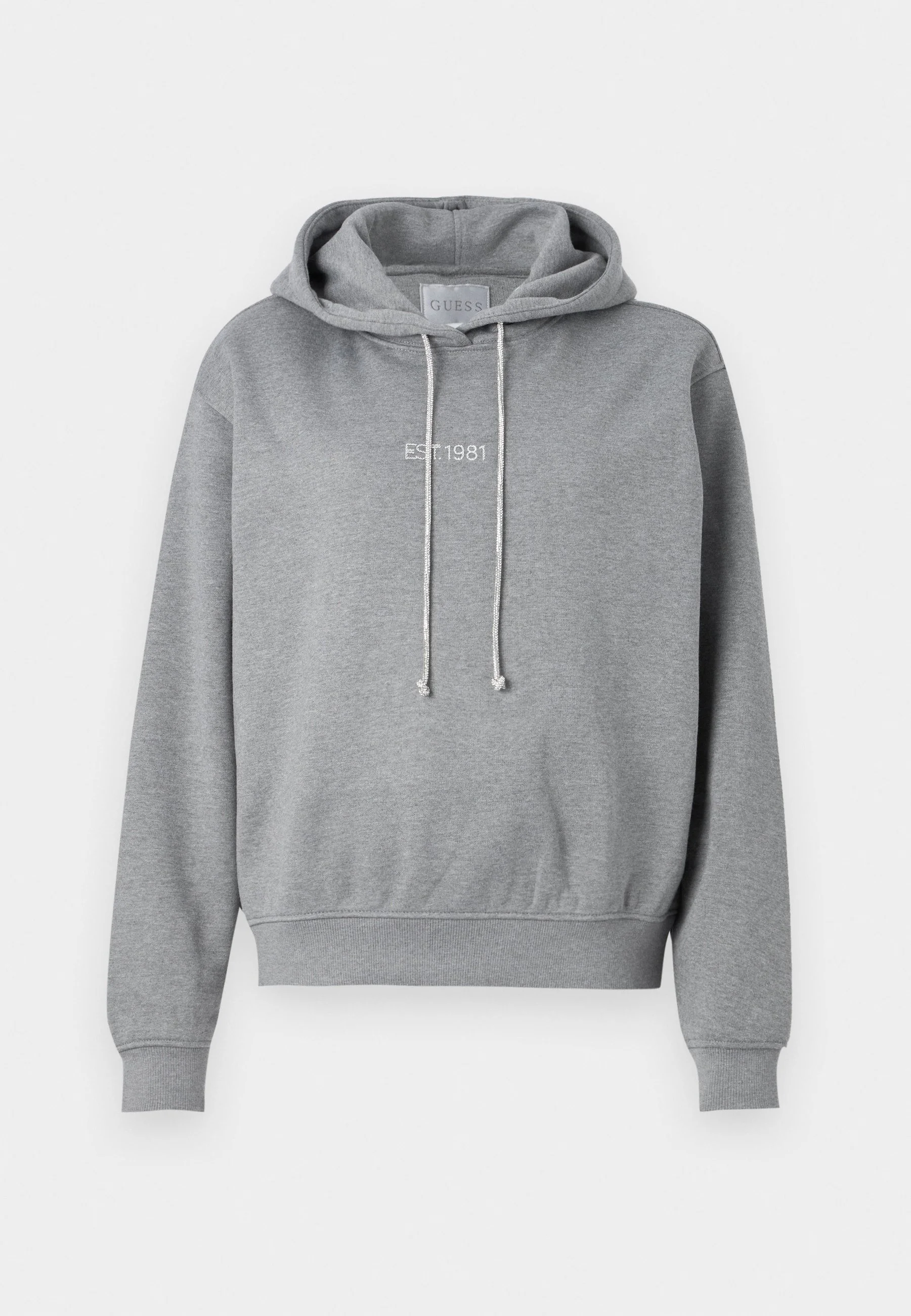 GUESS - HOODIE SHINY CORD SWEATSHIRT GUESS - HOODIE SHINY CORD SWEATSHIRT