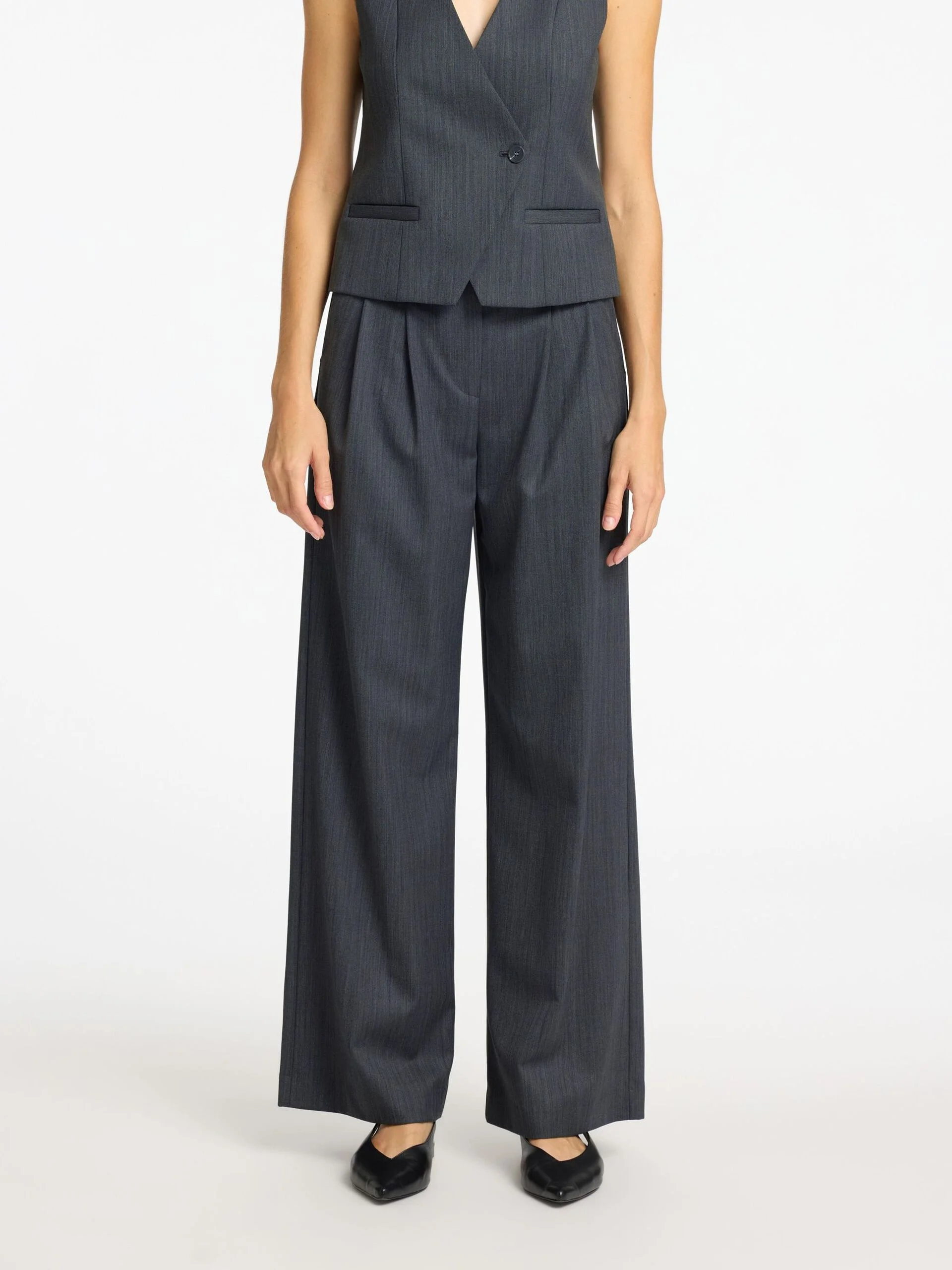 SELECTED WOMEN - TAILORED WIDE-LEG... SELECTED WOMEN - TAILORED WIDE-LEG...