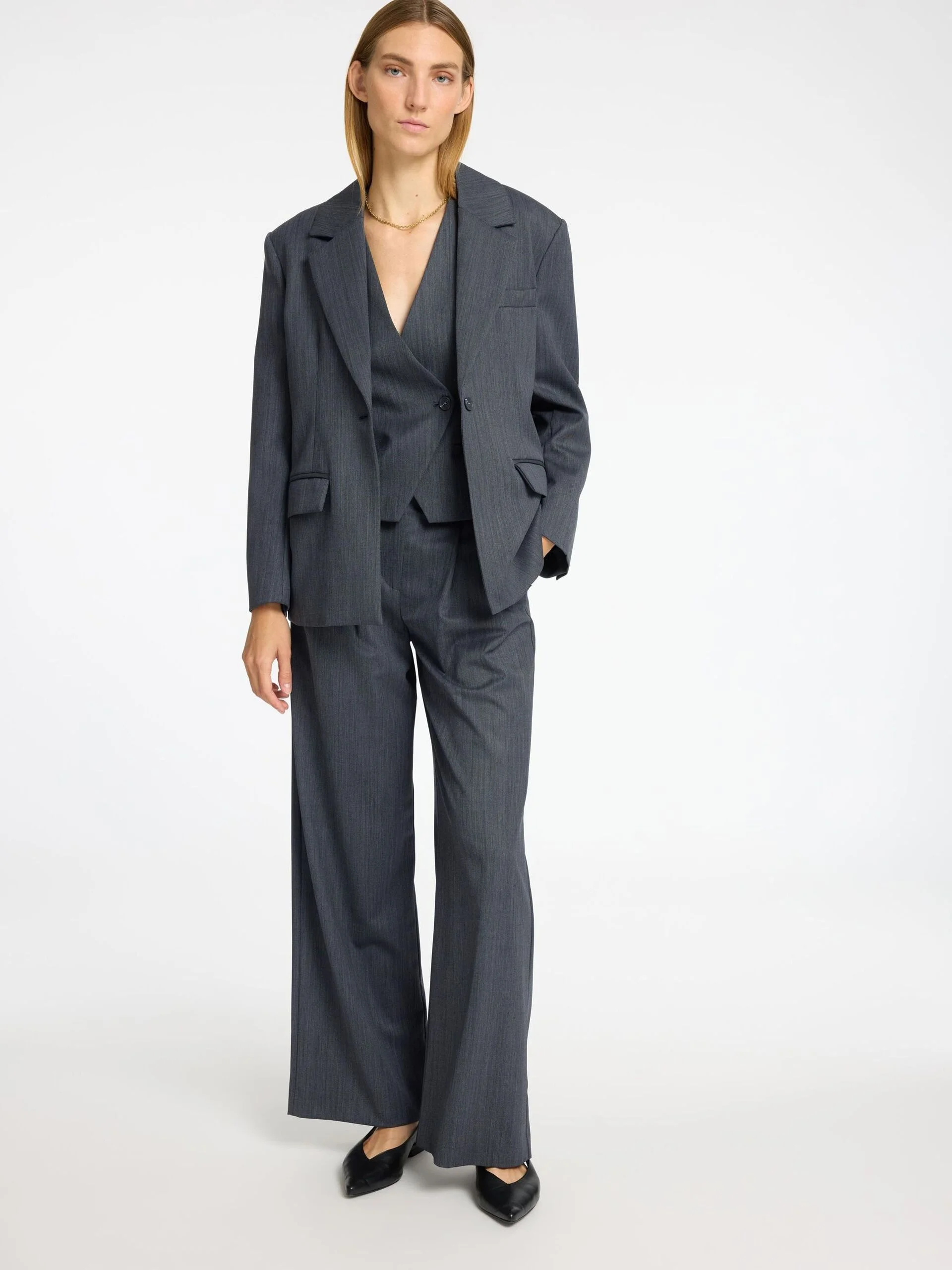 SELECTED WOMEN - TAILORED WIDE-LEG... SELECTED WOMEN - TAILORED WIDE-LEG...