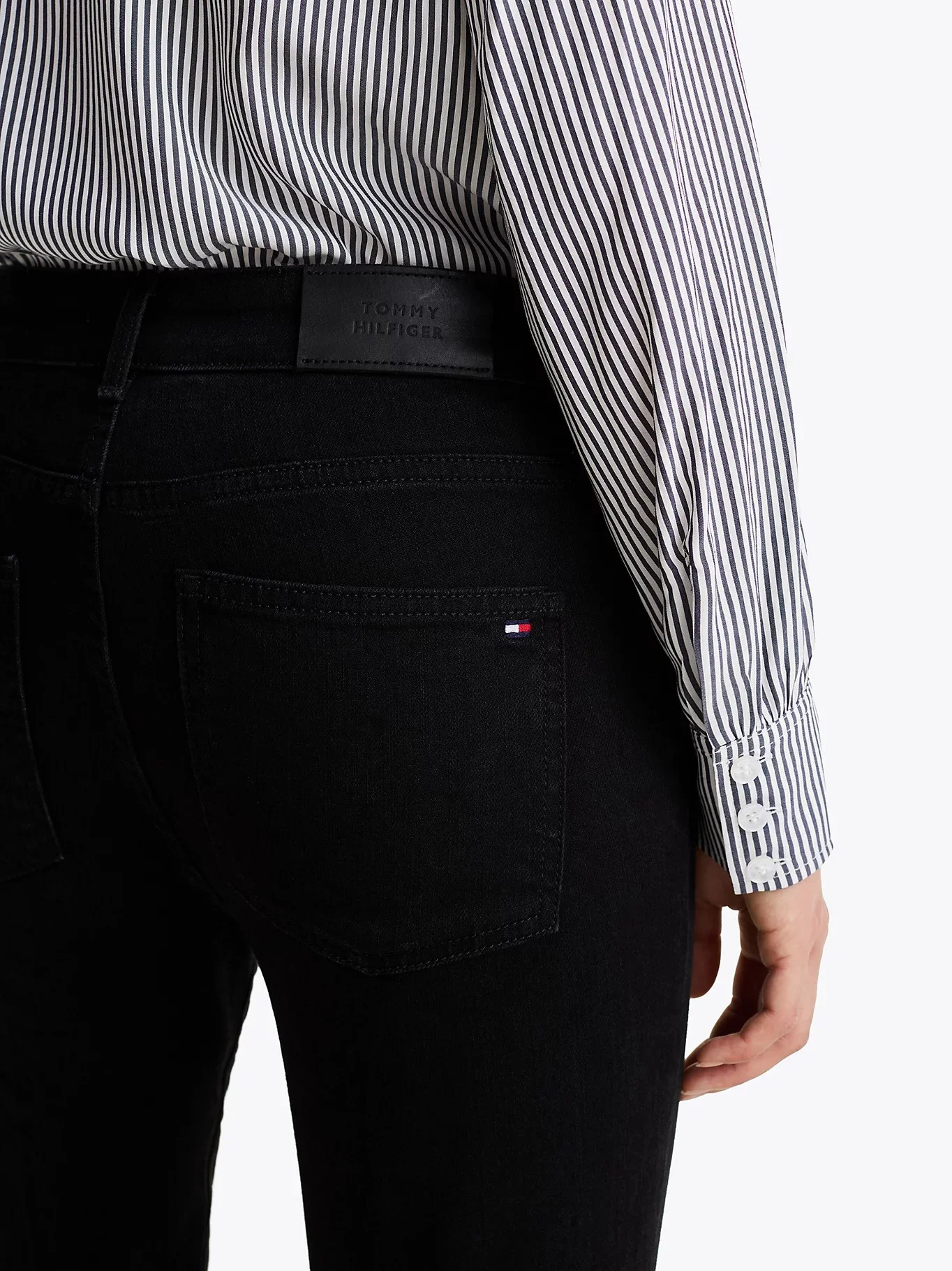 Tommy Hilfiger - BOOTCUT RW BLACK Tommy Hilfiger - BOOTCUT RW BLACK